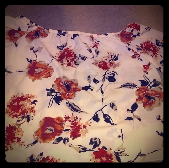 Charlotte Russe Tops - Flowered blouse. Brand New